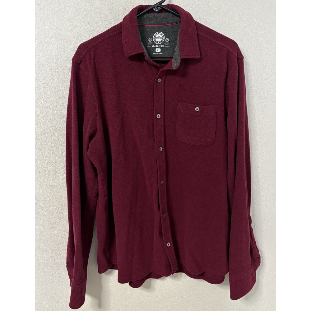 Flag & Anthem Madeflex Men's Large Stretch Button Up Long Shirt